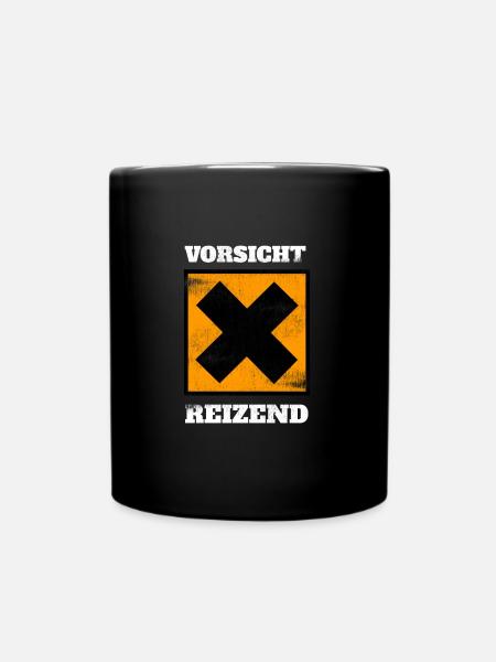 Attention irritant - Mug uni - noir