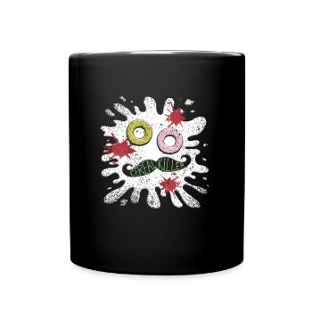 Cereal killer gift cornflakes cereal breakfast - Full Colour Mug - black - Front
