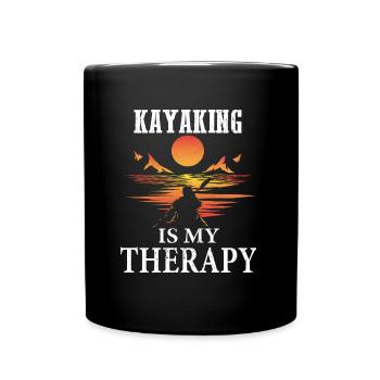 Le kayak est mon traitement poison de sport nautique kayak - Mug uni - noir - Devant