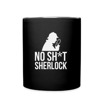 Sherlock Quote Funny Funny Allusion Series - Mug uni - noir - Devant