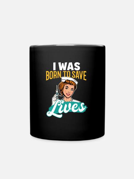 infirmière - Mug uni - noir