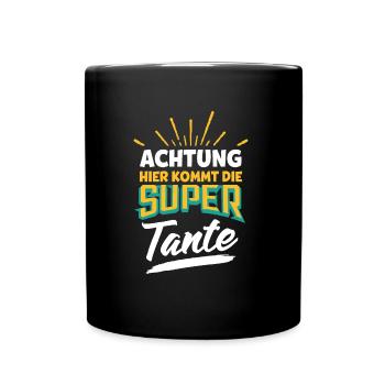 Gift for Auntie Super Aunt - Full Colour Mug - black - Front