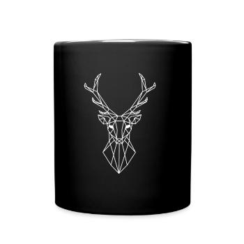 deer - Full Colour Mug - black - Front