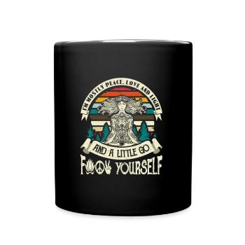 Yoga Yoga Class Yoga Teacher Mediation Gift Chakra - Full Colour Mug - black - Front