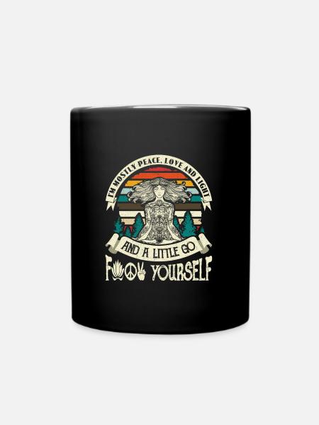 Yoga Yogakurs Yogalehrer Mediation Geschenk Chakra - Tasse einfarbig - Schwarz