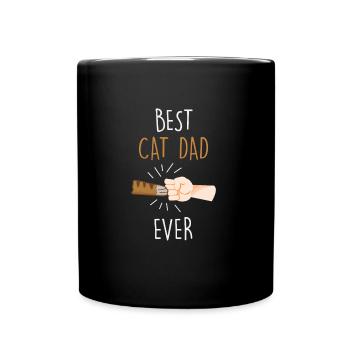 Best Cat Dad Ever! Best cat father ever! - Full Colour Mug - black - Front