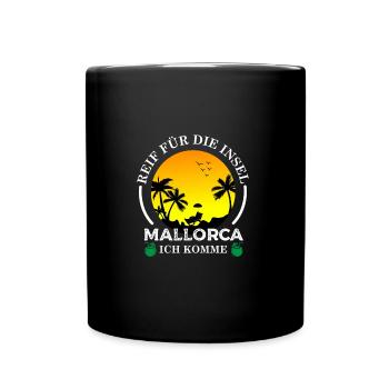 Mallorca Party Shirt Cadeau Dire Avec Humour - Mug uni - noir - Devant