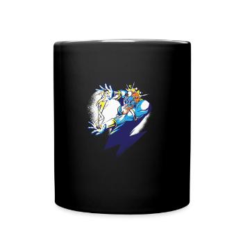 Zeus Gottheit - Tasse einfarbig - Schwarz - Vorne