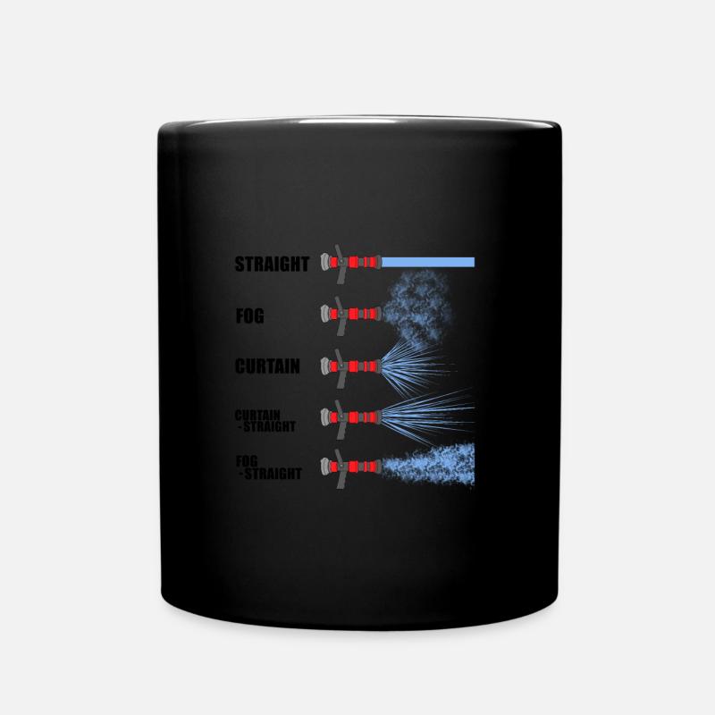 Pompier pompiers pompiers cadeau - Mug uni - noir