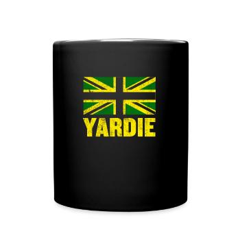 Yardie design - British Jamaican Clothing - Mug uni - noir - Devant