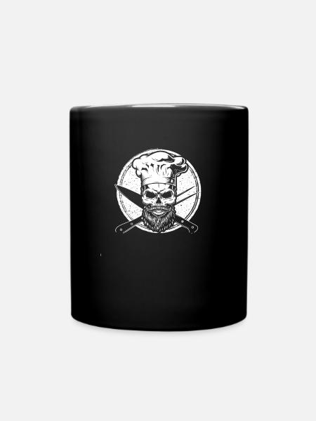 Koch Chefkoch Hobbykoch - Tasse einfarbig - Schwarz