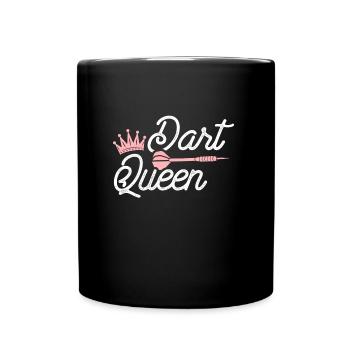 Darts Queen Darts Darts Darts Darts Darts Gift - Mug uni - noir - Devant