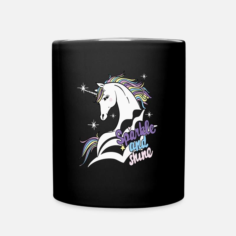 SPARKLE AND SHINE - Tasse einfarbig - Schwarz