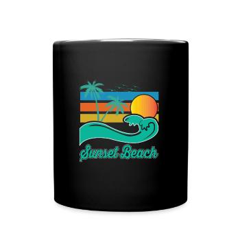 cool retro design great gift; Gift - Full Colour Mug - black - Front