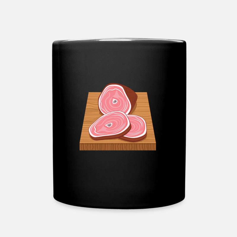 jambon - Mug uni - noir
