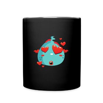 Bosse bleue - Mug uni - noir - Devant