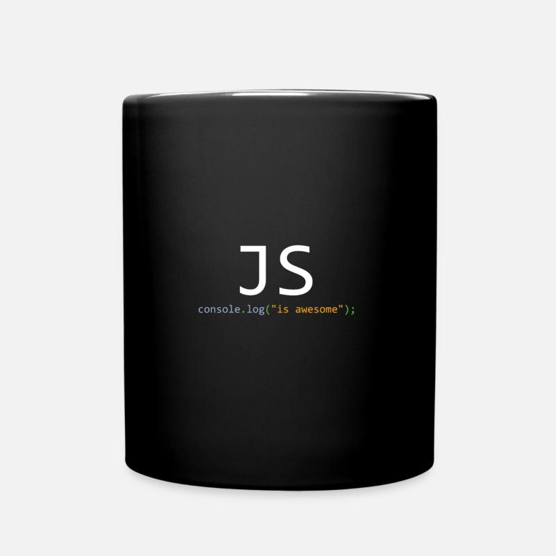JavaScript is awesome - Mug uni - noir
