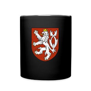 République tchèque | de design de football Manteau bohémien de - Mug uni - noir - Devant