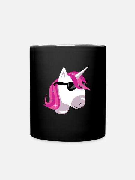 licorne - Mug uni - noir