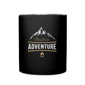 Adventure Hiking Berg - Mug uni - noir - Devant