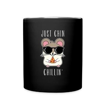 chinchilla - Tasse einfarbig - Schwarz - Vorne