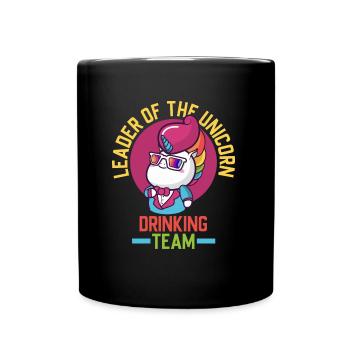 Patron licorne - Mug uni - noir - Devant