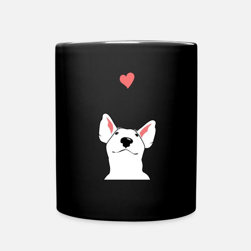 Bullterrier - Tasse einfarbig - Schwarz
