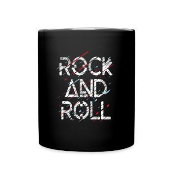 ROCK AND ROLL - Tasse einfarbig - Schwarz - Vorne