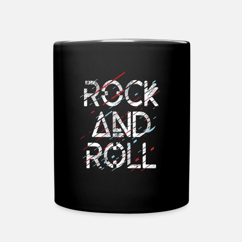 ROCK AND ROLL - Mug uni - noir