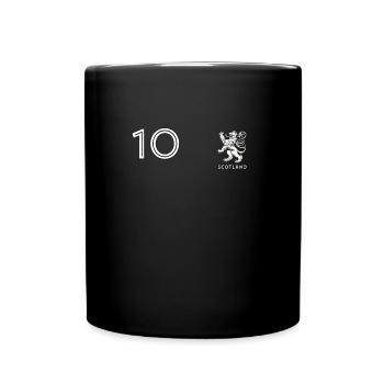 Lion Scottish Rugby Jersey / Scotland Football - Full Colour Mug - black - Front