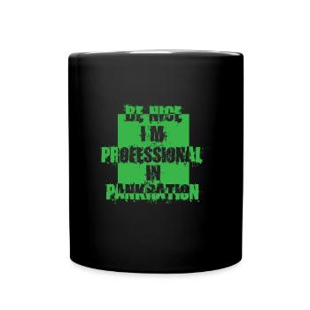 Pankration Professionel - Tasse einfarbig - Schwarz - Vorne