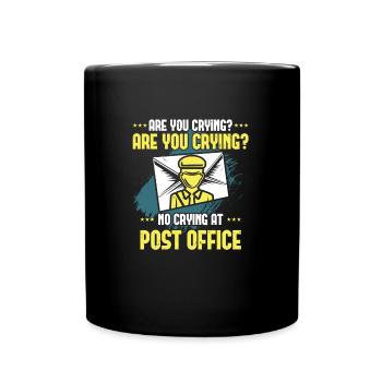 Post Office - Tasse einfarbig - Schwarz - Vorne