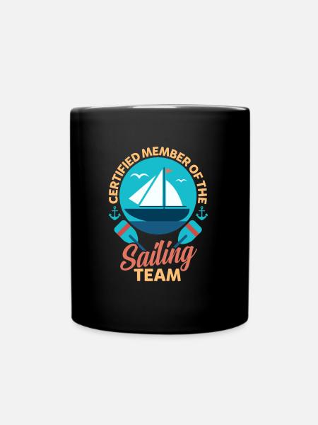Sail team - Full Colour Mug - black