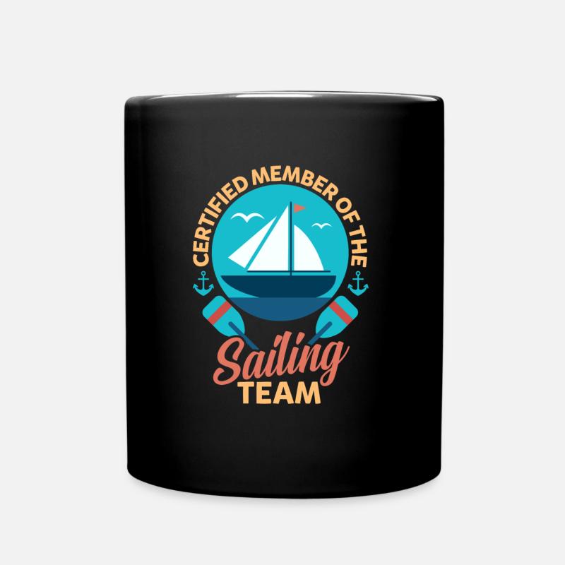 Segel Team - Tasse einfarbig - Schwarz