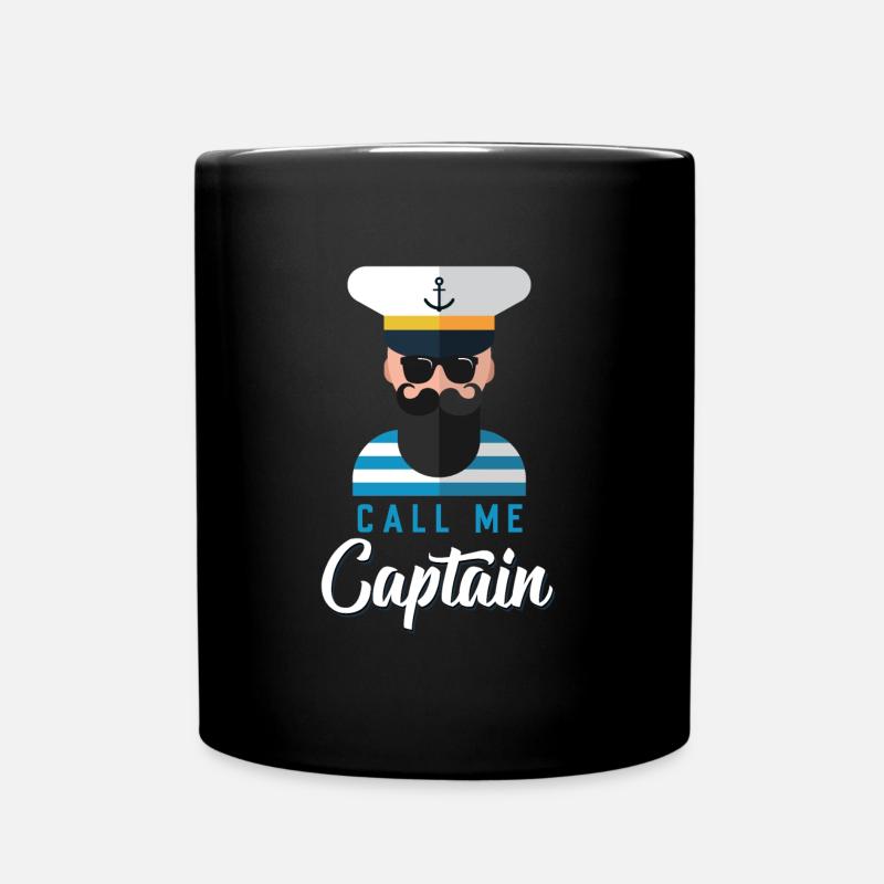 Kapitän - Tasse einfarbig - Schwarz