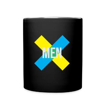Männer - Tasse einfarbig - Schwarz - Vorne