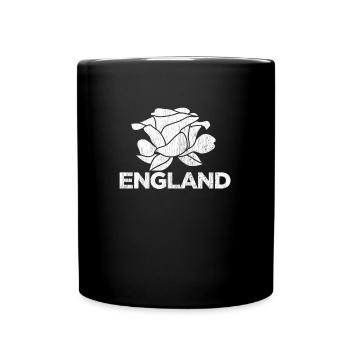 Impression Vintage Rugby Anglais | Angleterre Rugby - Mug uni - noir - Devant