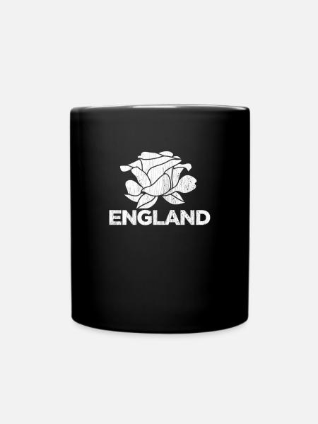 Impression Vintage Rugby Anglais | Angleterre Rugby - Mug uni - noir
