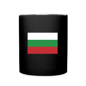 Flag Bulgaria, Bulgaria's flag, flag Bulgaria - Full Colour Mug - black - Front