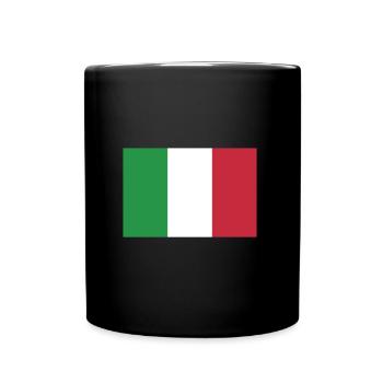 Flag Italy Flag, Italy Flag, flag Italy - Full Colour Mug - black - Front