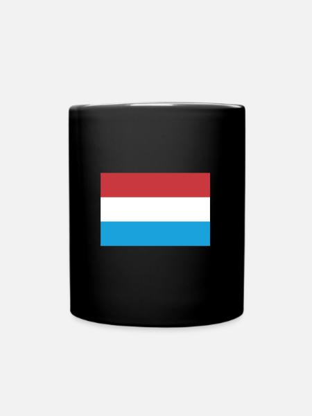 Drapeau Du Luxembourg Pavillon Luxembourg - Mug uni - noir