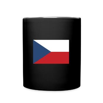 Flag Czech Republic, Flag Czech Republic, Czechia - Full Colour Mug - black - Front