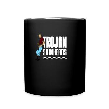 Trojan Skinhead print | Traditional Skinhead - Full Colour Mug - black - Front
