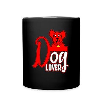 Dog Lover - Full Colour Mug - black - Front