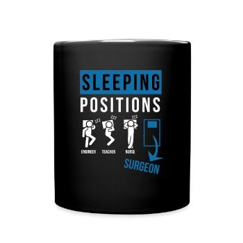 the surgeon doctor doctor medic hospital - Full Colour Mug - black - Front