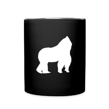 gorille - Mug uni - noir - Devant