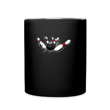 Bowling Bowling Ball Cones Bowling - Mug uni - noir - Devant