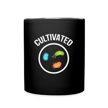 Cadeau de microbiologie chimiste biologiste de laboratoire - Mug uni - noir - Devant