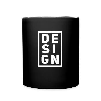 DESIGN - Tasse einfarbig - Schwarz - Vorne