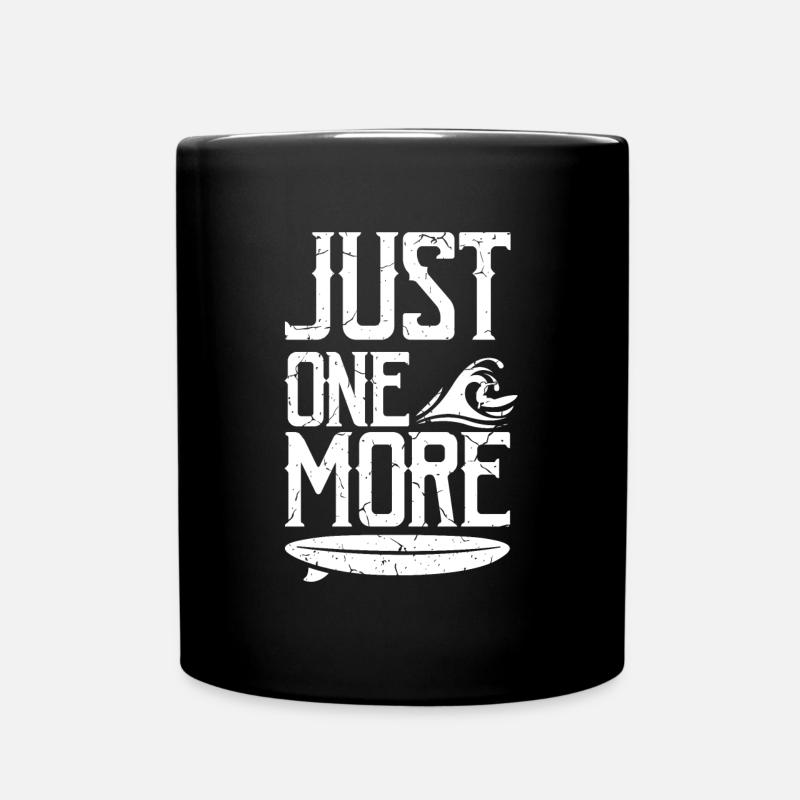 Surfing - Tasse einfarbig - Schwarz